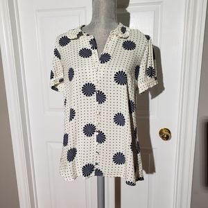 MODCLOTH NWT printed blouse